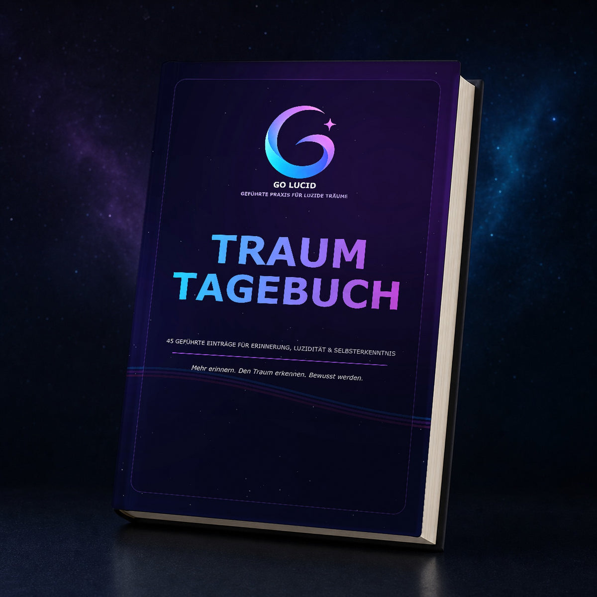 Go Lucid Dream Journal Hardcover, Deutsch