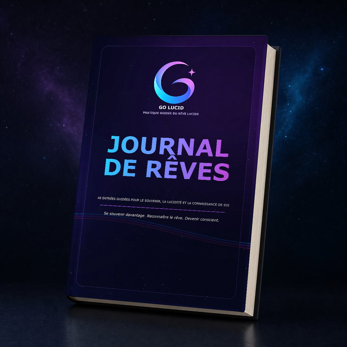 Go Lucid Dream Journal relié, Français
